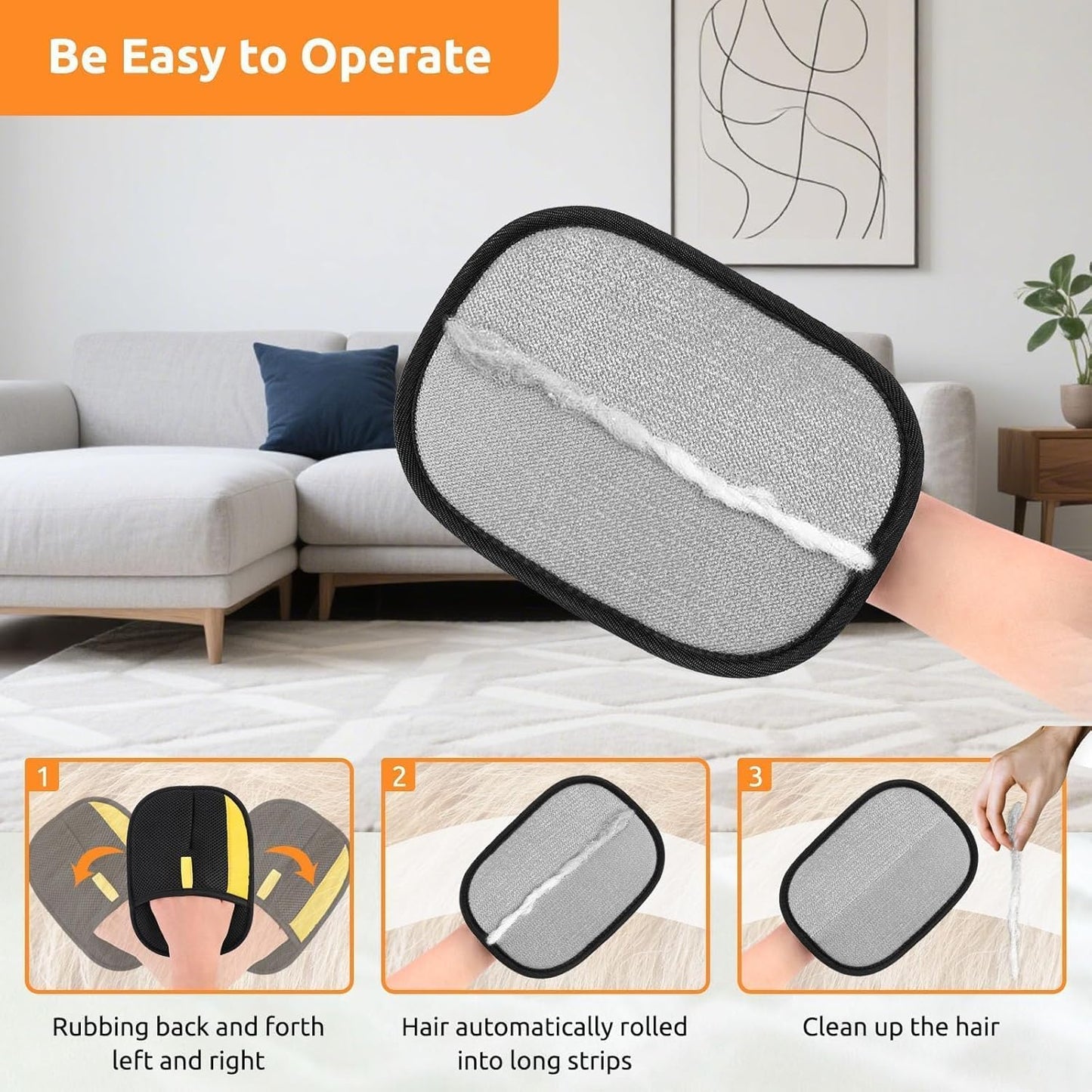 SAWMONG Pet Hair Removal Glove